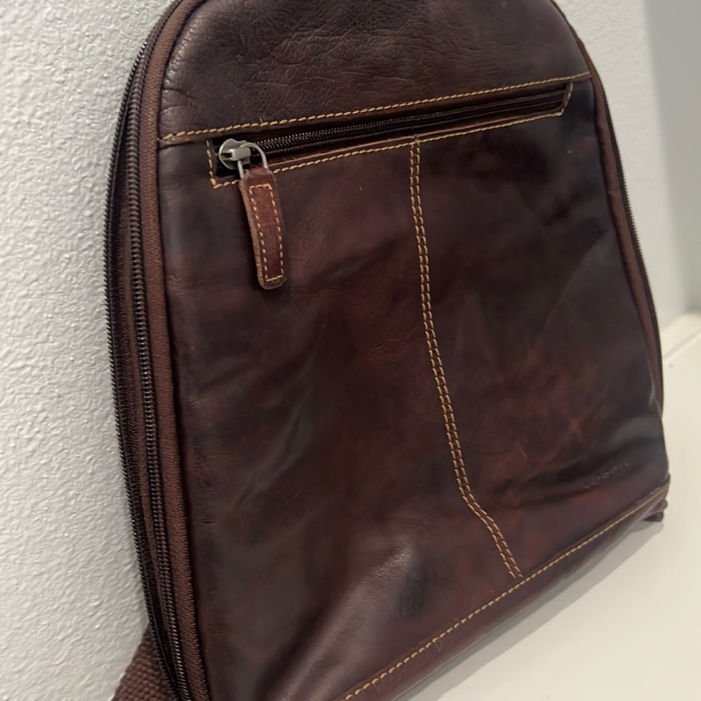 Jack George Leather Convertible Handbag